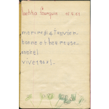 Cahier d'écriture