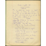 Cahier journalier