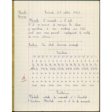 Cahier journalier