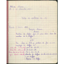 Cahier de problèmes du soir