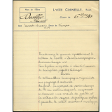 Devoir de Français - Lycée Corneille, Rouen, classe de 6ième A2