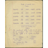 Cahier de devoirs