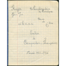 Cahier de compositions françaises
