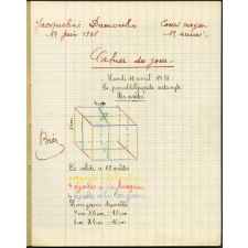 Cahier du jour