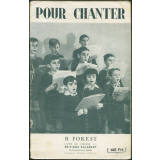 Pour chanter. Livre de l'élève I