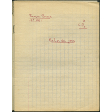 Cahier de français