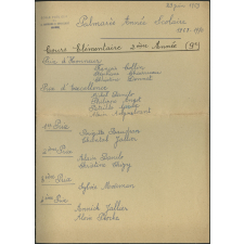 Palmarès de l'année scolaire 1968-1969 - Distribution des Prix - 29 juin 1969