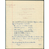 Cahier journalier