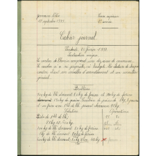 Cahier journal