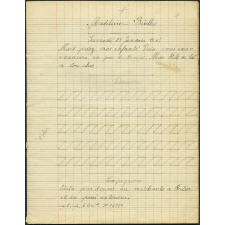 Cahier journalier