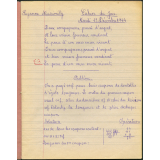 Cahier du jour