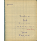 Cahier de devoirs
