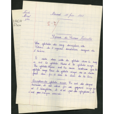 BEPC 1958. Collège de Damville. 2 devoirs de sciences naturelles