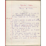 Cahier de devoir mensuels, de dictées, questions de dictée et calcul du cours moyen