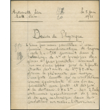Devoir de physique