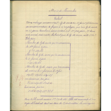 Cahier journalier