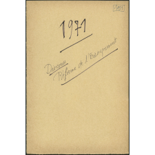 Distribution des Prix - 1971 - Liste de donateurs, brouillon de remerciements