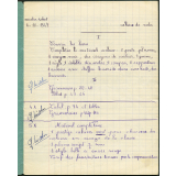 Cahier de notes