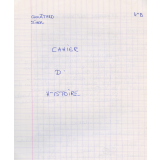 Cahier d'Histoire