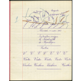 Cahier journalier - Année scolaire 1931-1932