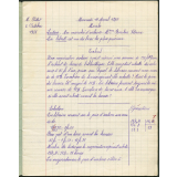 Cahier journalier