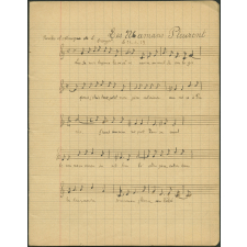 Cahier de musique