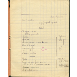 Cahier journalier