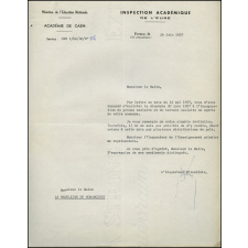 Refus de l'invitation à l'inauguration du groupe scolaire de La Madeleine-de-Nonancourt