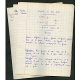 BEPC 1957. Collège de Damville. 3 devoirs de physique