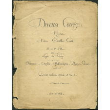 Devoirs corrigés rendus à l'élève Escallier Emile (etc)