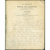 Cahier journalier