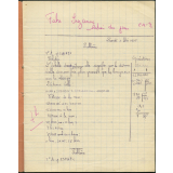 Cahier du jour