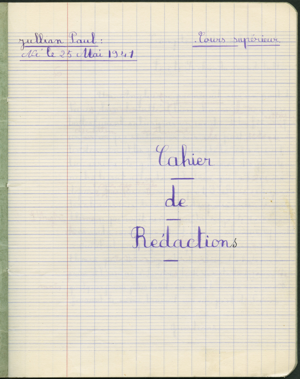 Cahier de rédactions