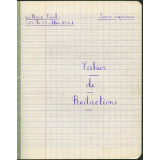 Cahier de rédactions