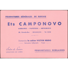 Ets Camponovo : fournitures générales de bureau, fournitures scolaires