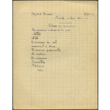 Cahier de ''Récitations