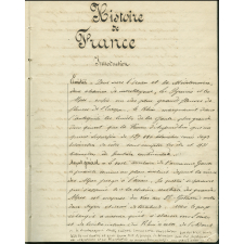 Cahier d'histoire