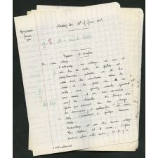 BEPC 1958. Collège de Damville. 5 devoirs d'anglais