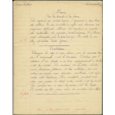 Cahier de devoirs