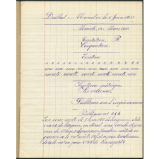 Cahier journalier - Année scolaire 1931-1932