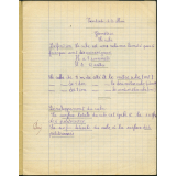 Cahier du jour