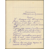 Cahier journalier - Année scolaire 1931-1932