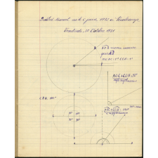 Cahier journalier - Année scolaire 1931-1932