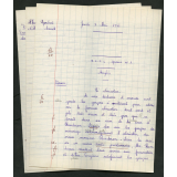 BEPC 1957. Collège de Damville. 3 devoirs d'anglais