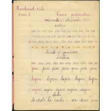 Cahier journalier