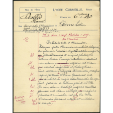 Thème latin - Lycée Corneille, Rouen, classe de 6ième A2