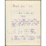 Cahier journalier
