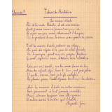 Cahier de récitation