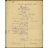 Cahier du jour