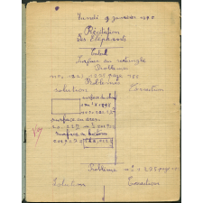 Cahier du jour